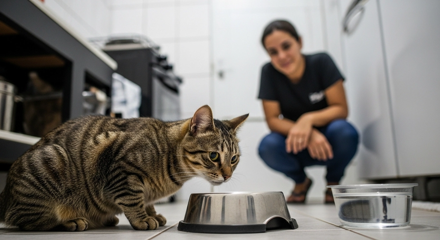 Como saber se o gato está comendo menos do que deveria