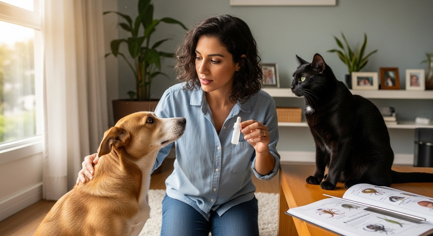 Vermífugo ou antipulgas: qual costuma ser a prioridade em cada caso