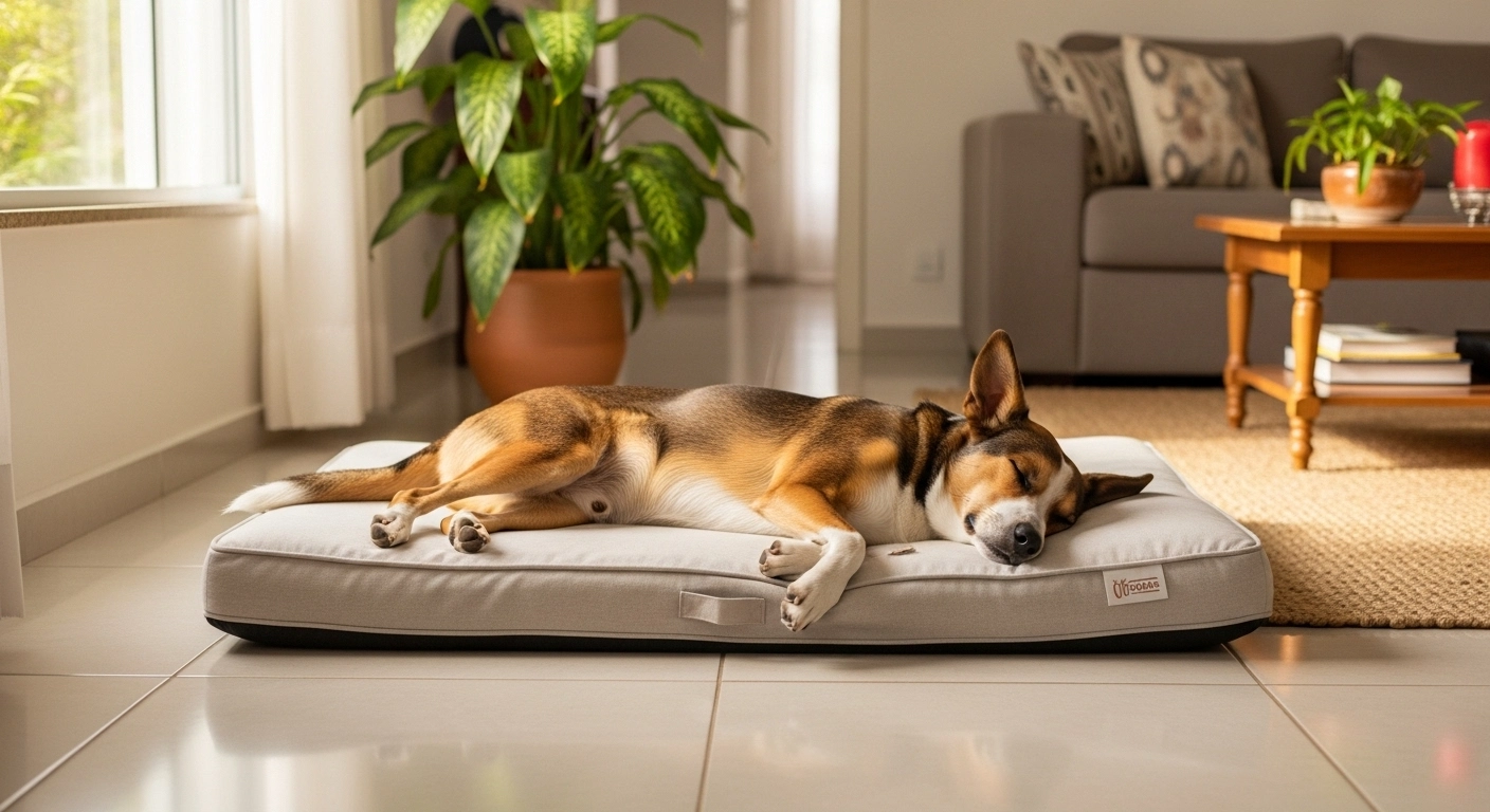 Como escolher a cama ideal para cachorro que dorme espalhado