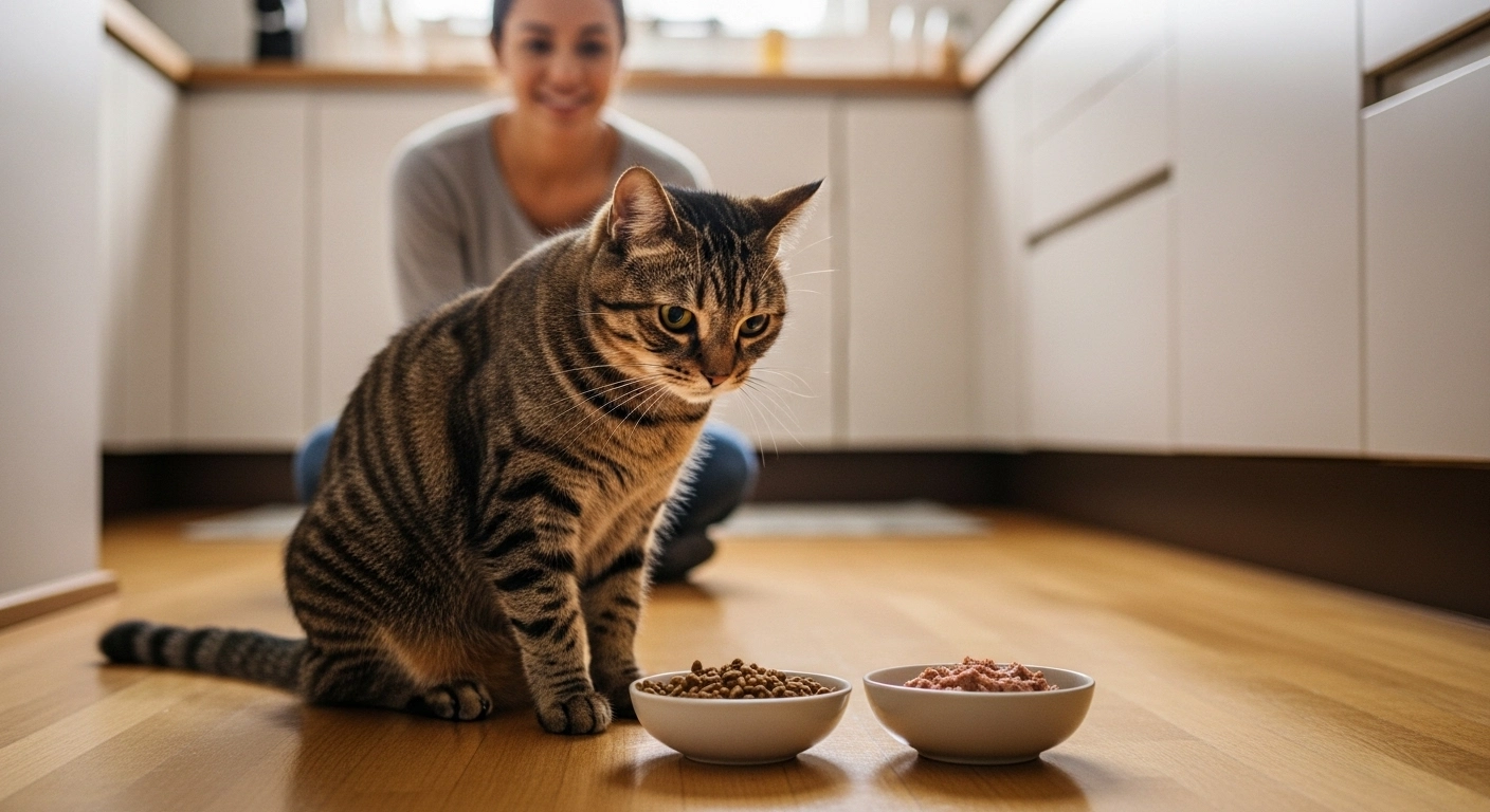 Ração seca ou sachê: qual escolher para o seu gato