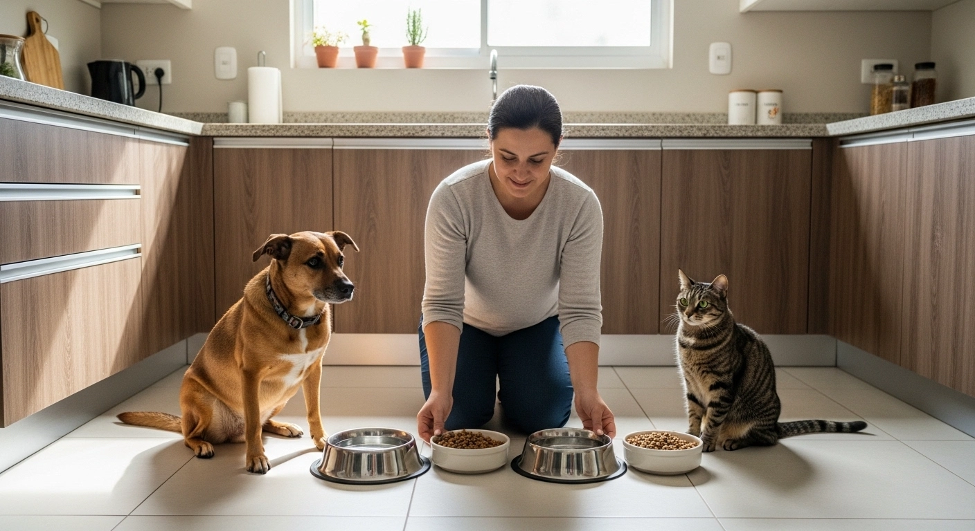Checklist da alimentação do pet: água, horários e quantidade