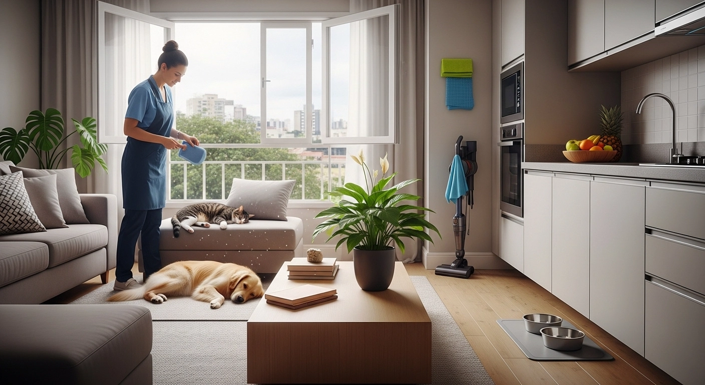 Checklist para manter a casa sem cheiro forte de pet