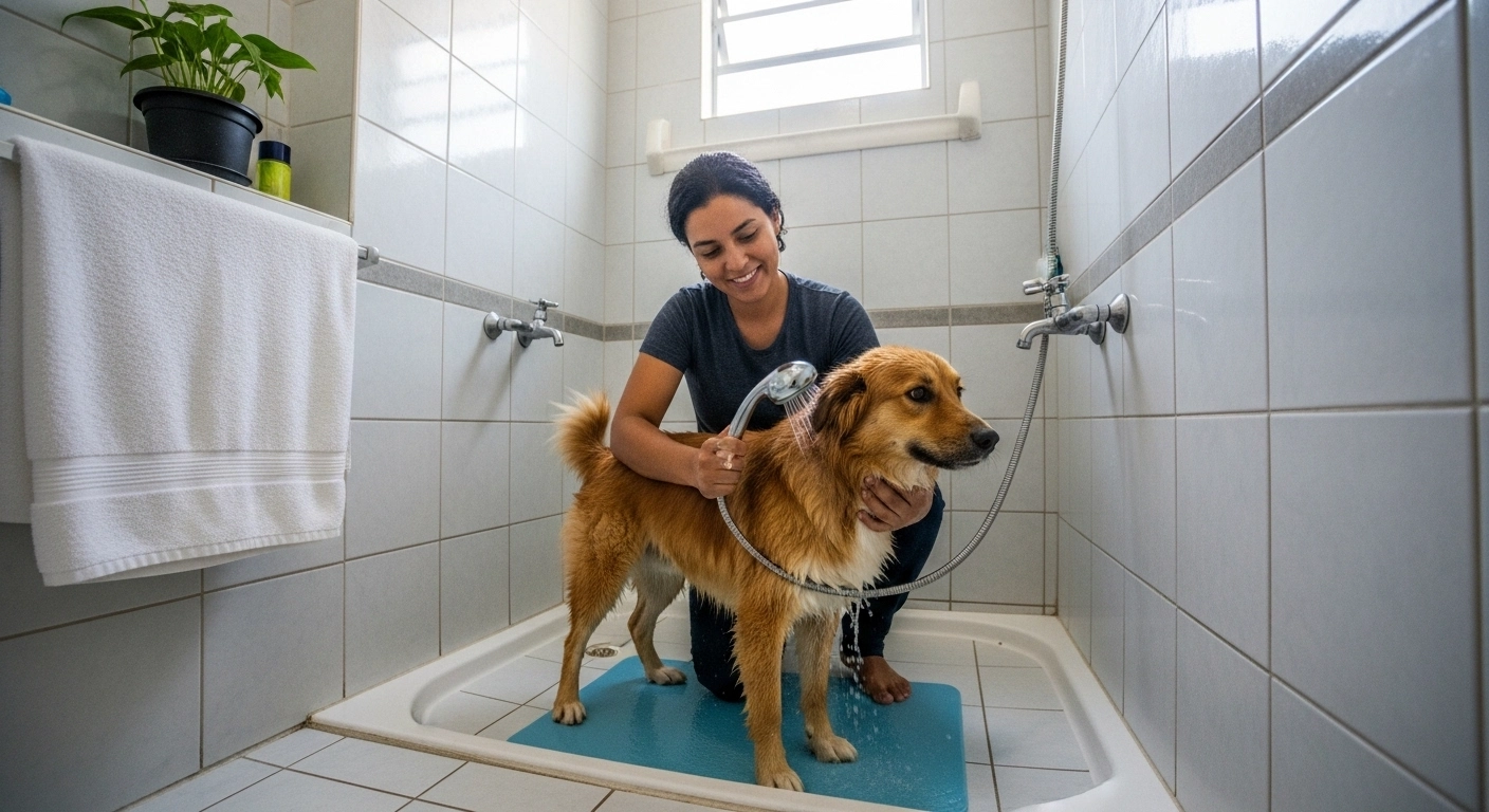 Como dar banho em cachorro sem transformar o momento em briga