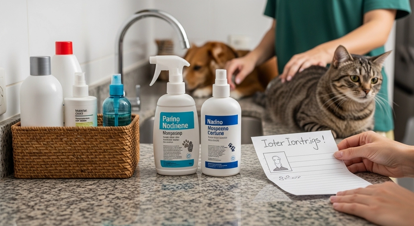 Mensagem pronta sobre produtos de higiene que o pet não pode usar