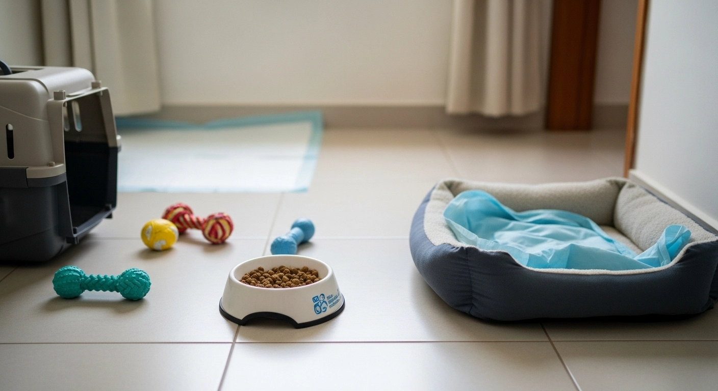 Checklist para comprar os primeiros itens de um filhote