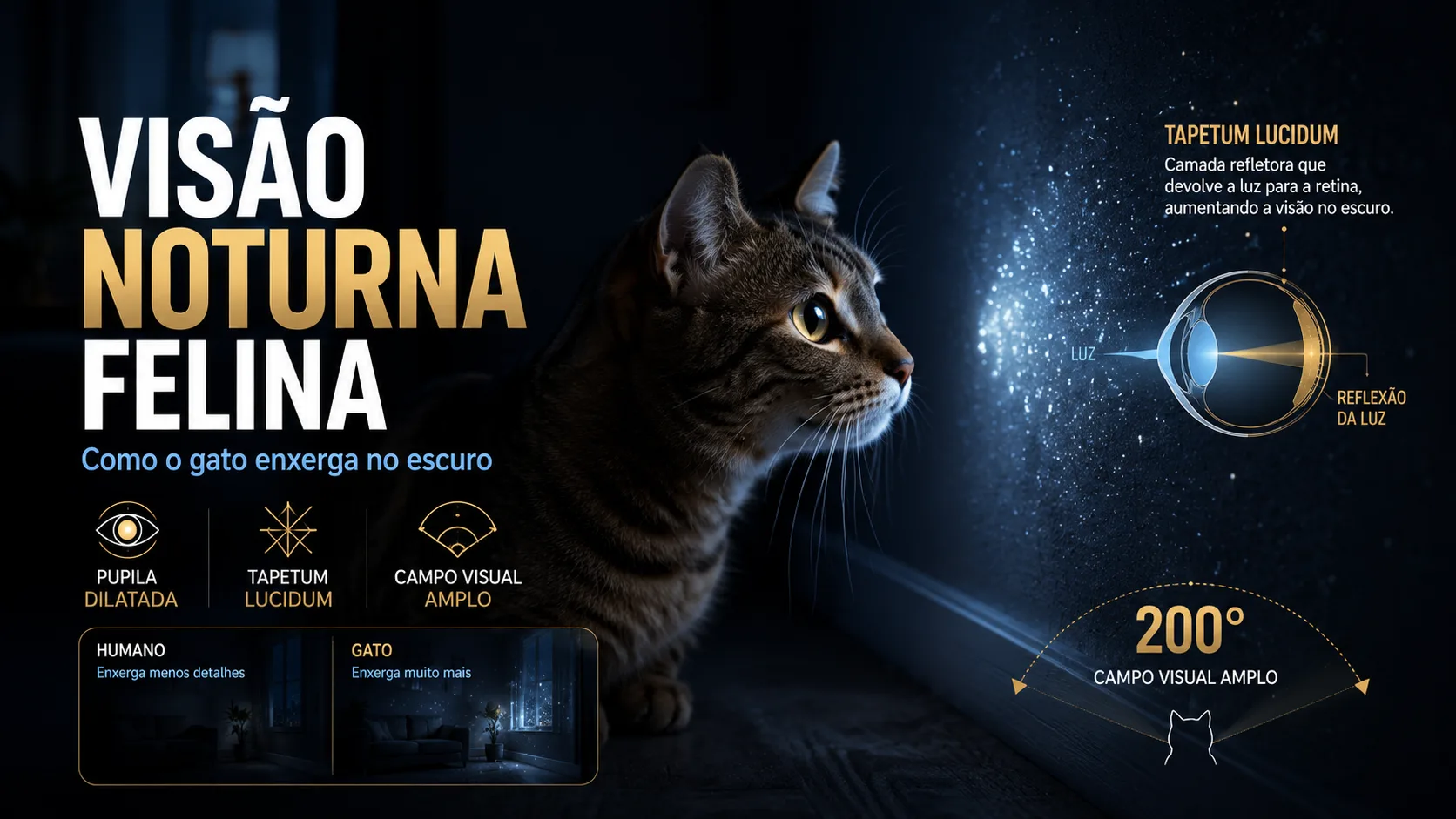 A visão noturna que transforma o escuro em outra dimensão