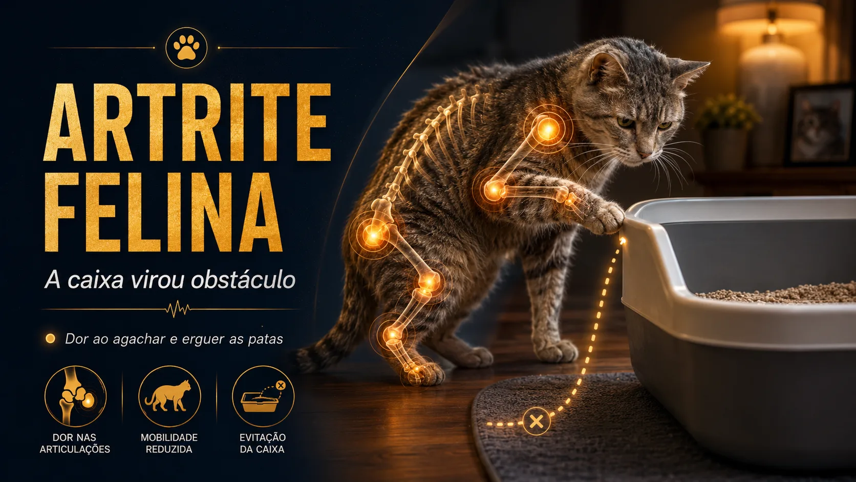 Artrite: quando a borda da caixa virou um obstáculo doloroso