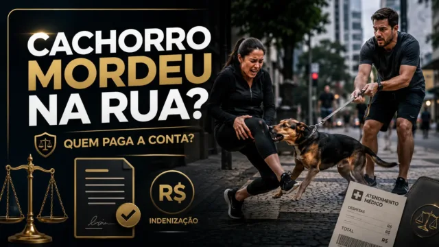 Cachorro que morde alguém na rua — quem paga a conta e o que a lei diz sobre isso