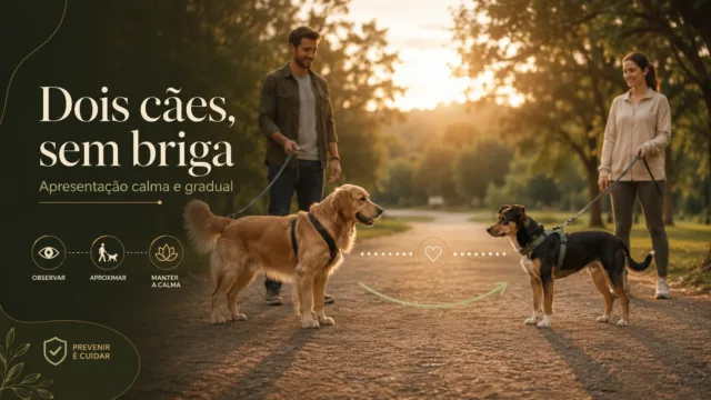 Como apresentar dois cães que nunca se viram sem que a situação termine em briga