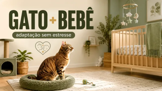 Como preparar seu gato para a chegada de um bebê sem que ele suma ou adoeça de estresse