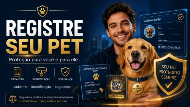Como registrar seu pet legalmente e por que isso protege você e o animal de situações inesperadas