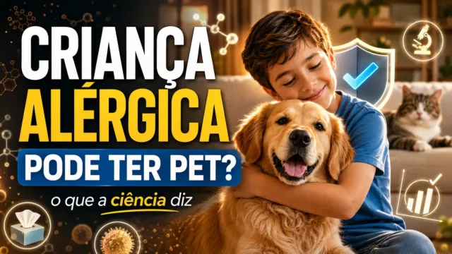 Criança alérgica pode ter pet e aqui está o que a ciência diz sobre isso