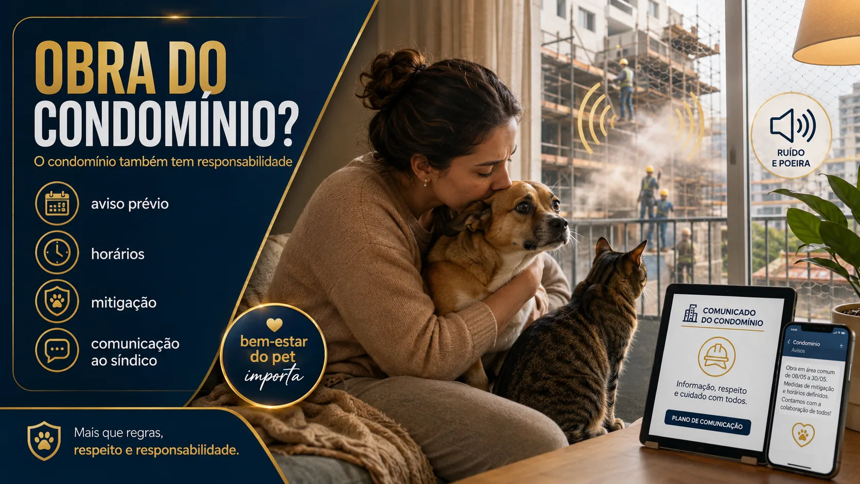 O condomínio também tem responsabilidade nas obras próprias