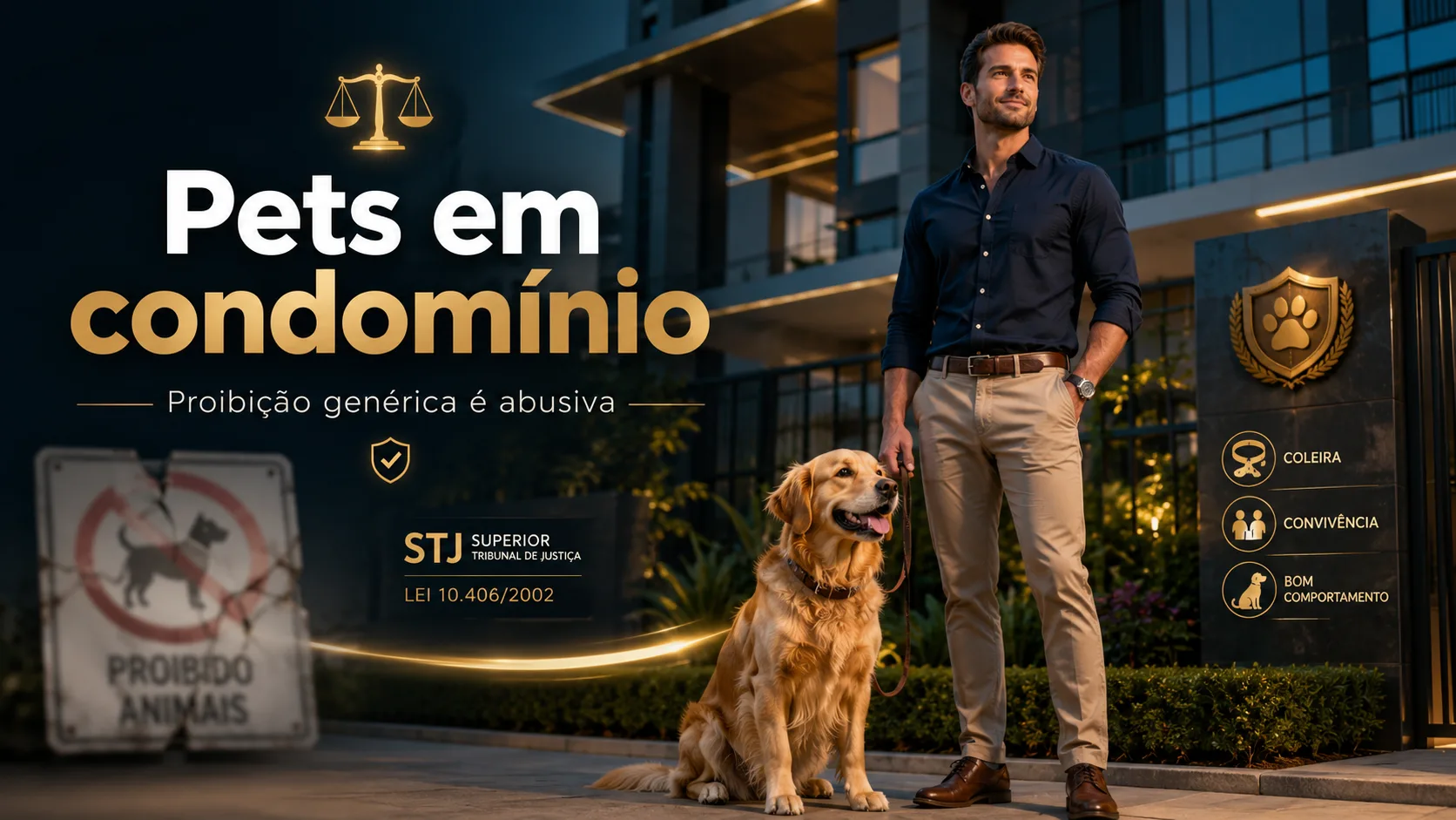 O que a lei brasileira diz sobre pets em condomínio