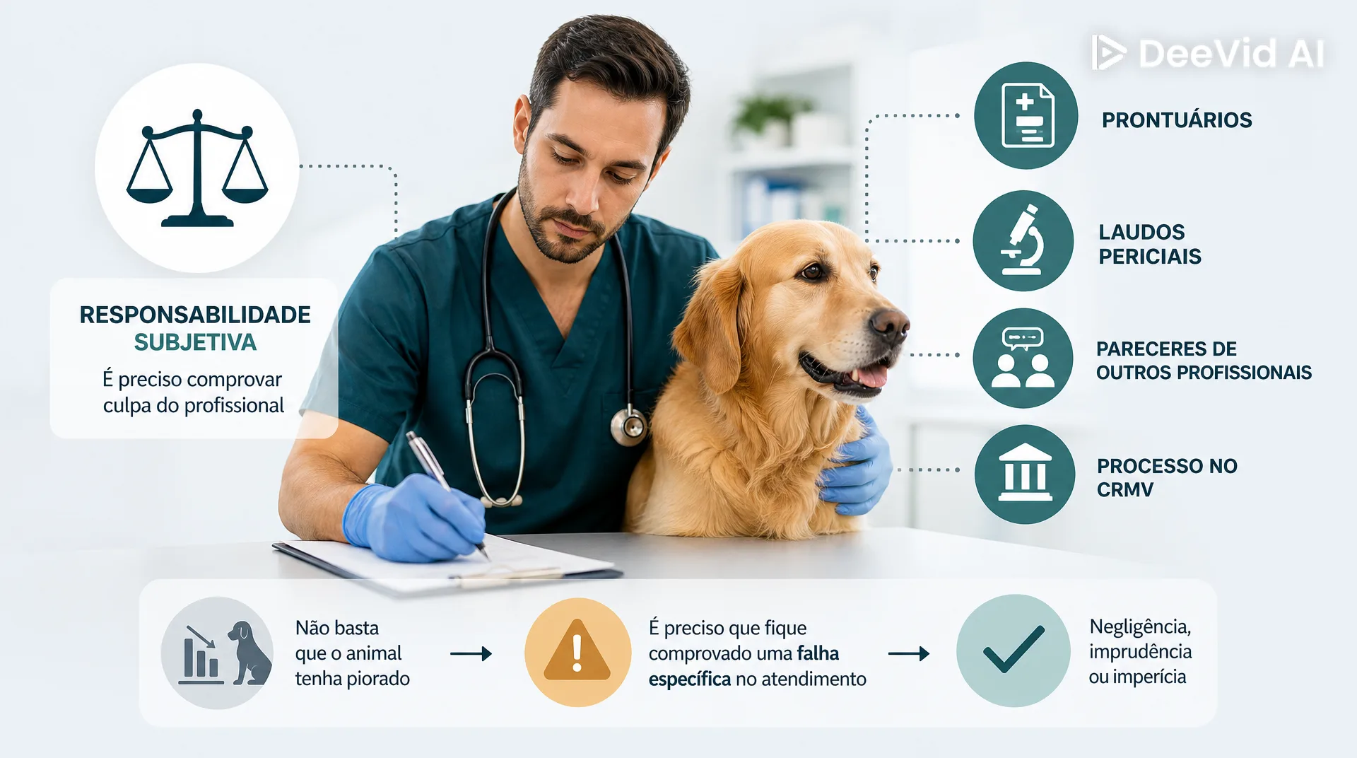 O que a lei diz sobre a responsabilidade do veterinário