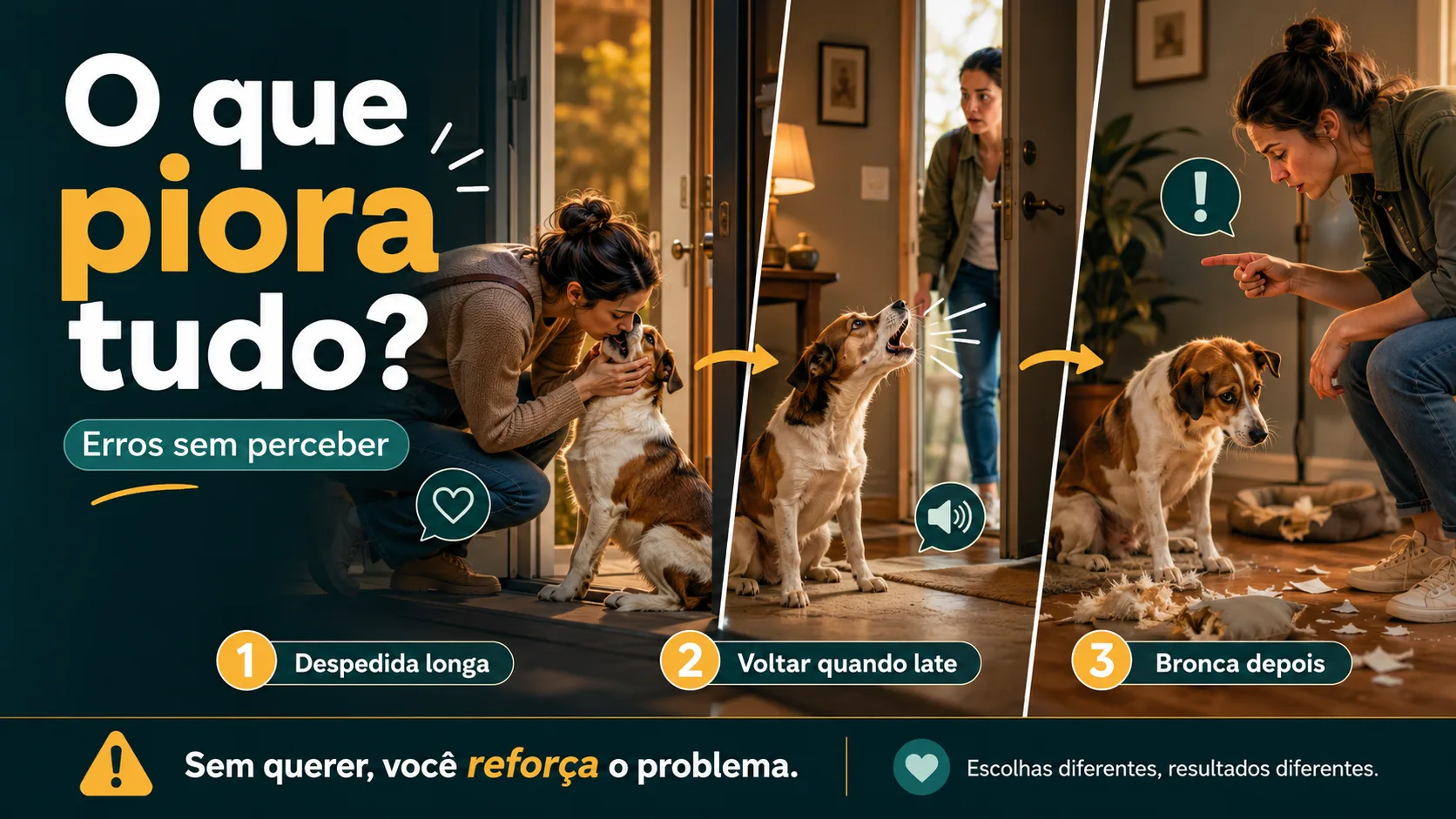 O que a maioria dos tutores faz que piora tudo sem perceber