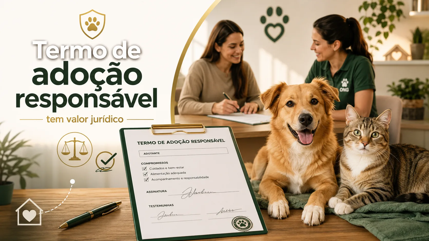 O que é o termo de adoção responsável e por que ele tem peso de verdade