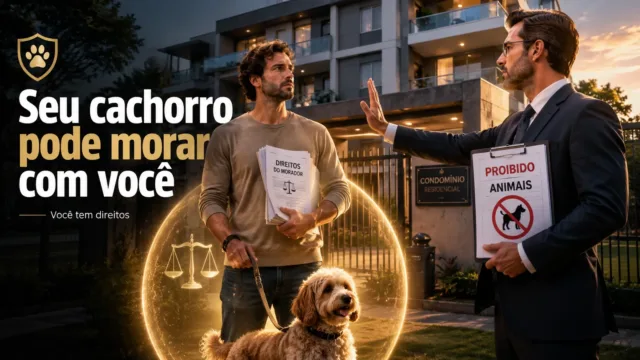 O síndico proibiu seu cachorro de morar no condomínio e você tem mais direitos do que imagina
