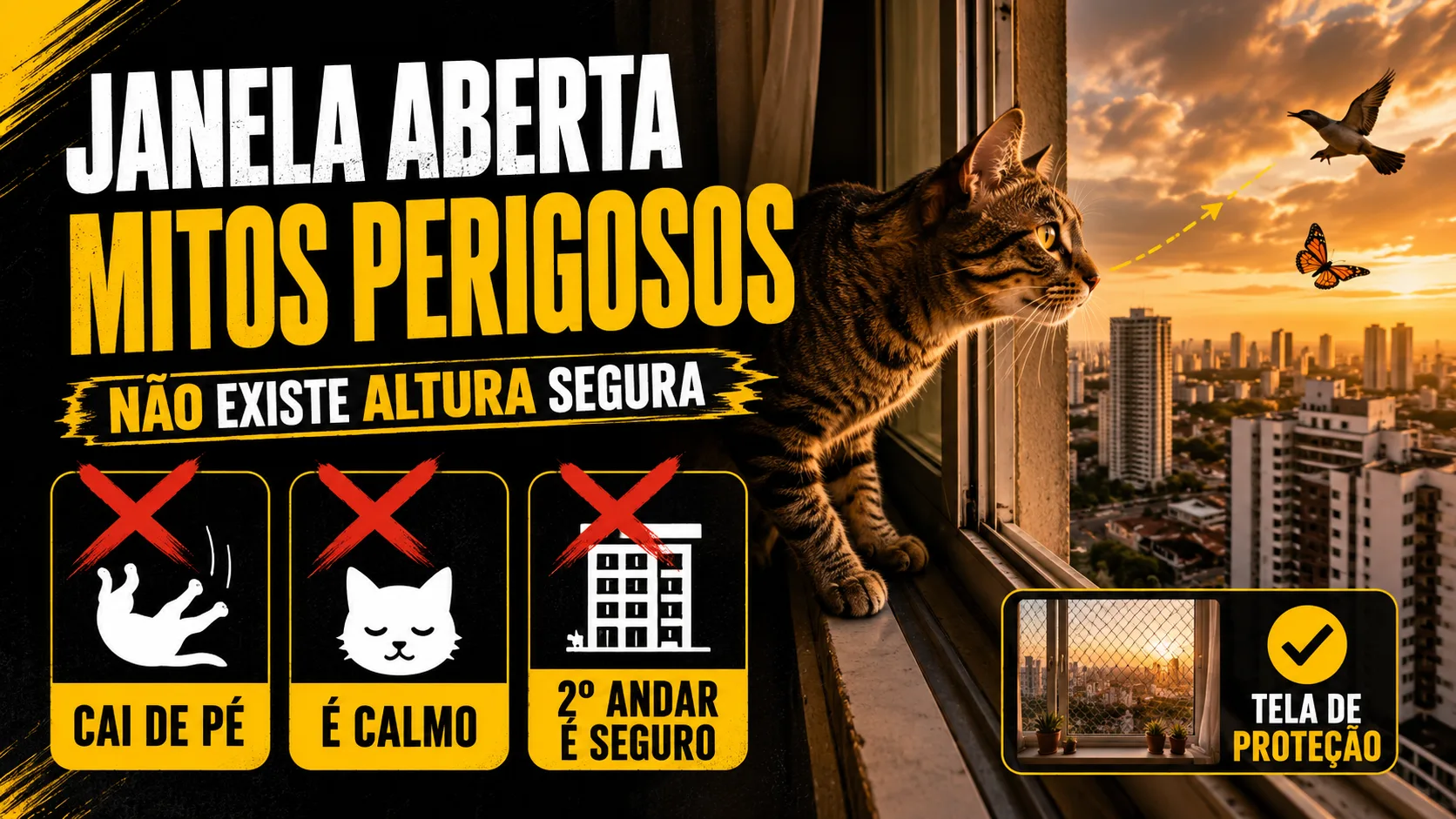 Os mitos que deixam janelas abertas sem proteção