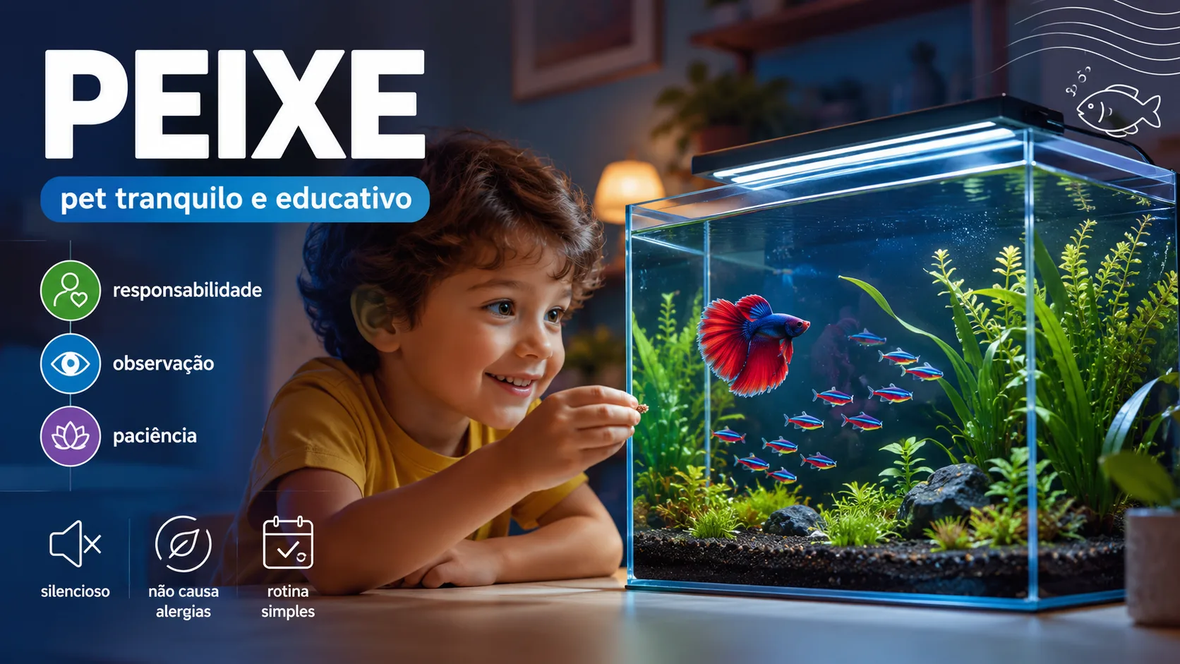 Peixe: subestimado e surpreendentemente bom para crianças