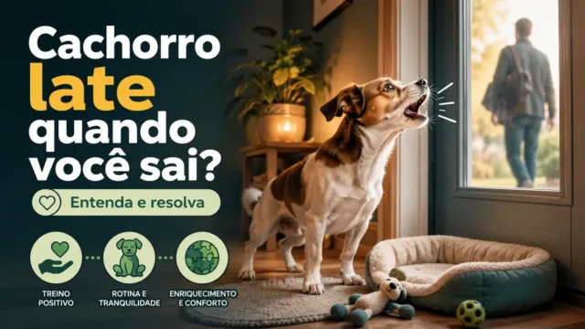 Por que o seu cachorro late sem parar quando você sai de casa e como resolver isso de vez