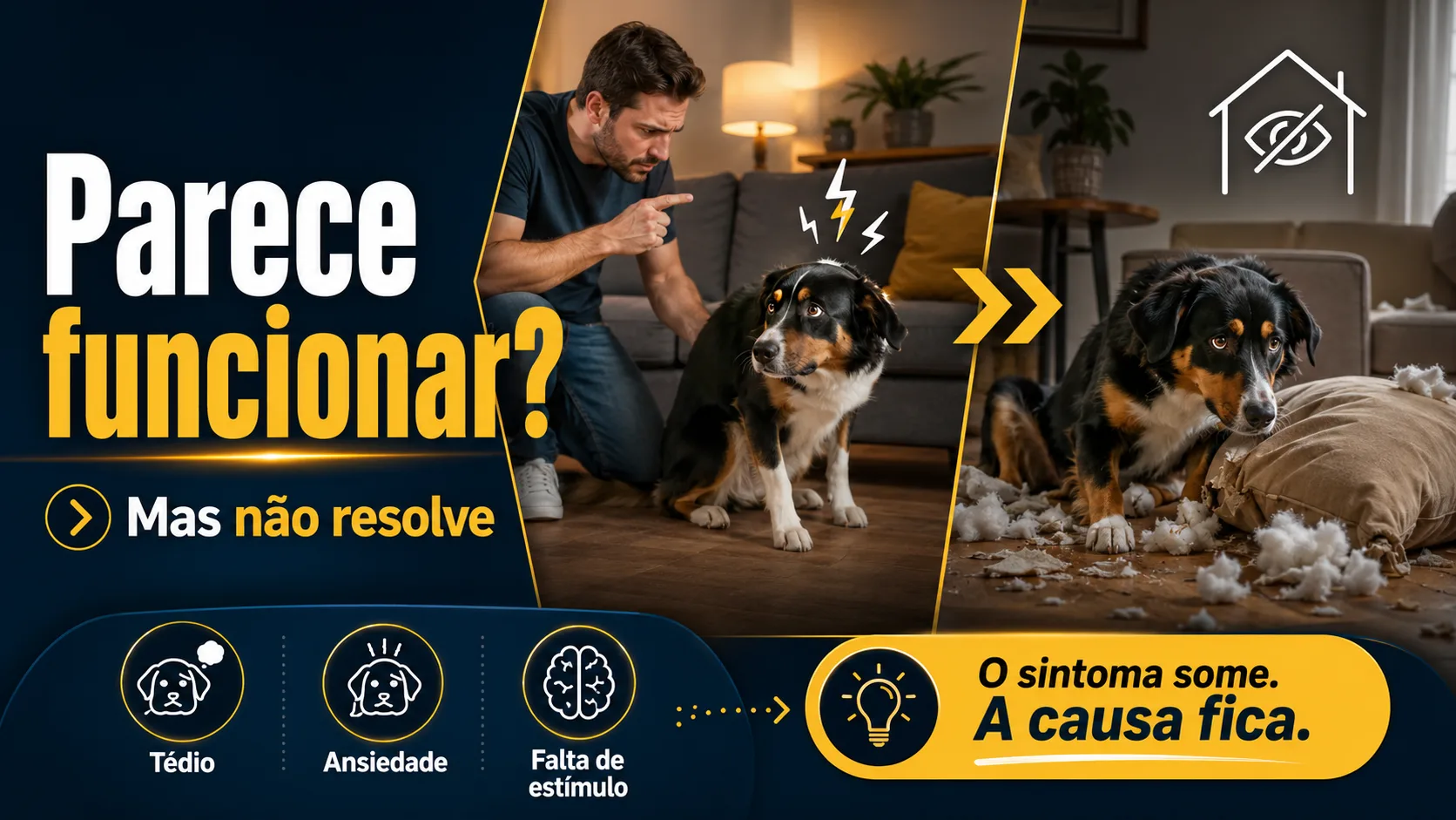 Por que punição parece funcionar mas não funciona de verdade