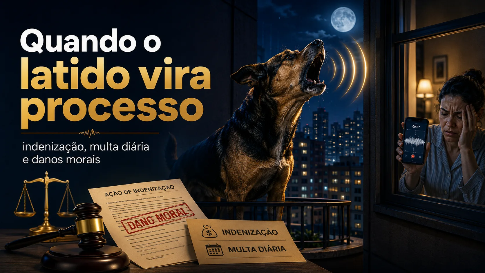 Quando o latido vira processo — o que a jurisprudência brasileira já decidiu