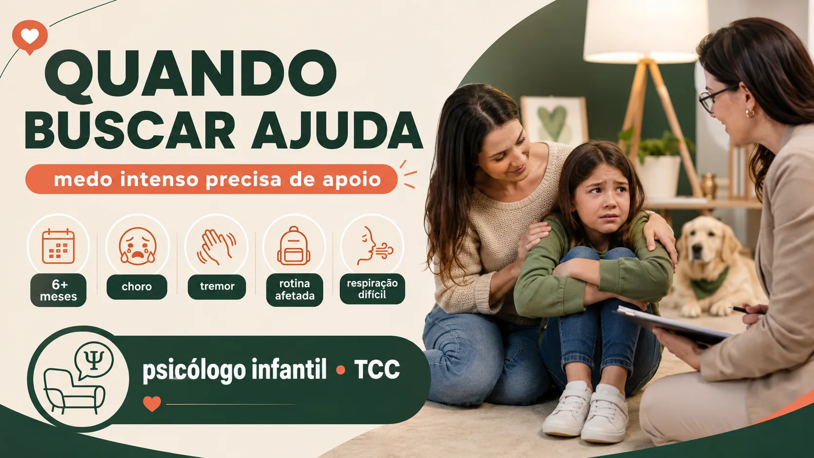 Quando o medo precisa de ajuda profissional