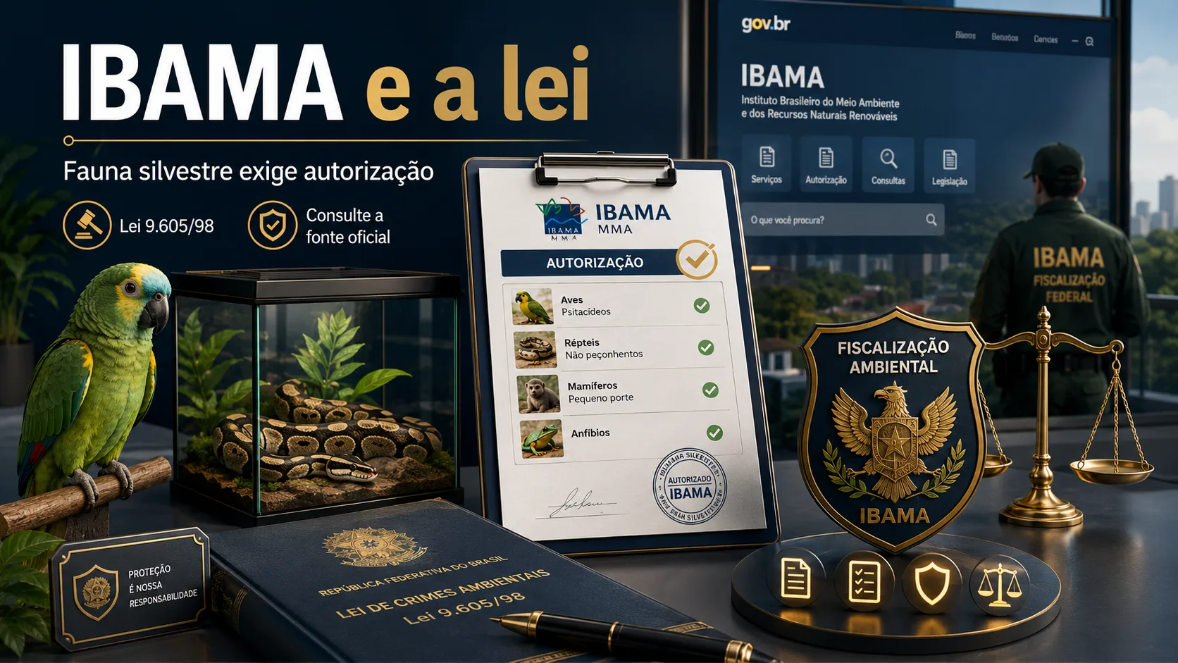 Quem regula isso no Brasil — IBAMA e a legislação base