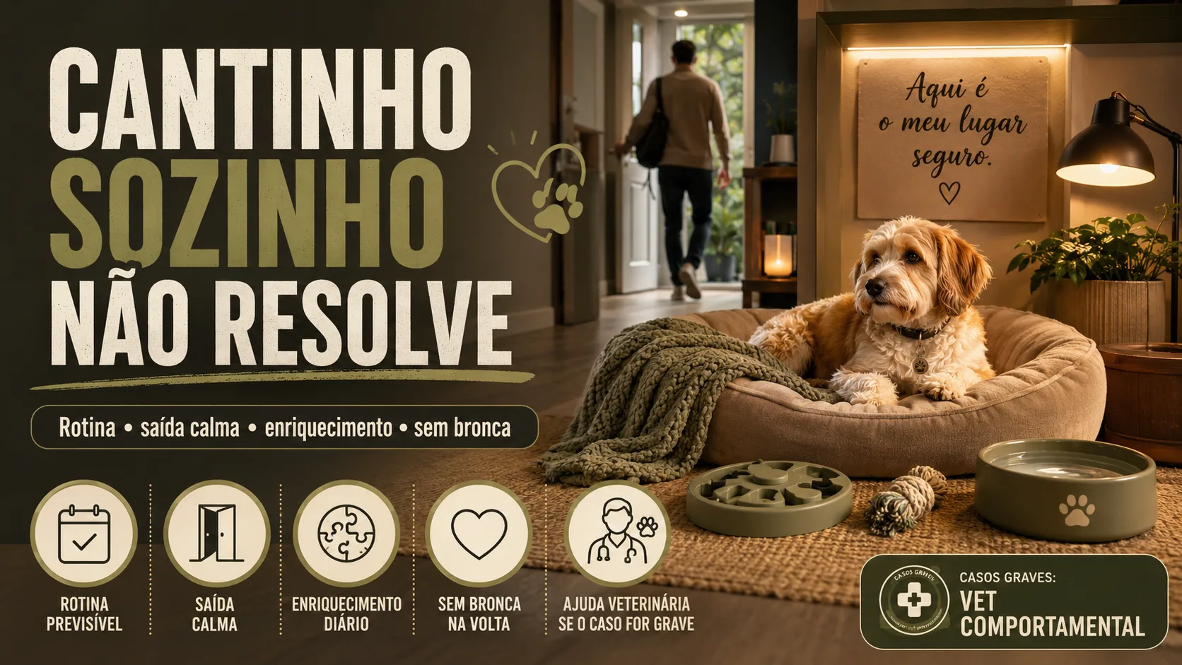 ⏱ O cantinho sozinho não resolve — o que precisa andar junto